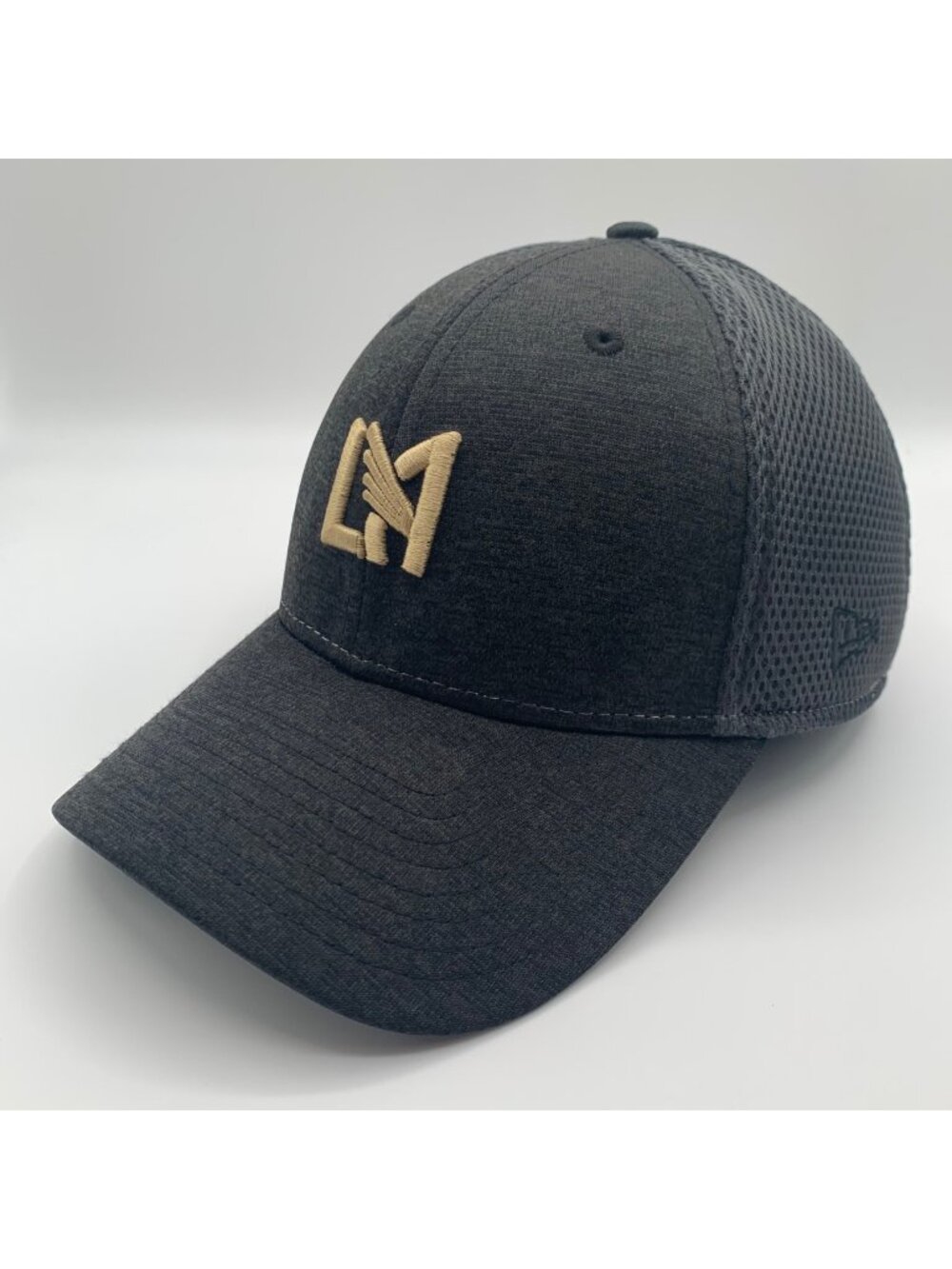 LAFC MLS Gray New Era 39Thirty Stretch Fitted Hat Mens L/XL